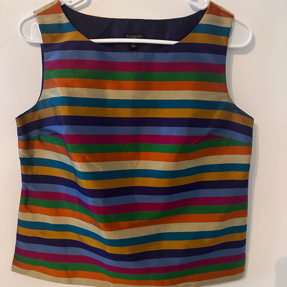 Talbots Silk top 8P